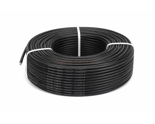 Кабель Solar H1Z2Z2-K 1х4 черный, 1м